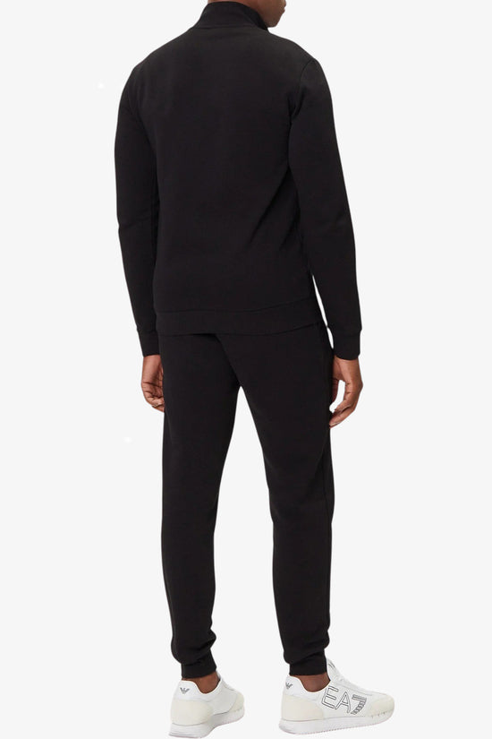 Tuta Full Zip 7 Lines-emporio armani ea7-Nero-Uomo-7m000966 af10377 uc001-