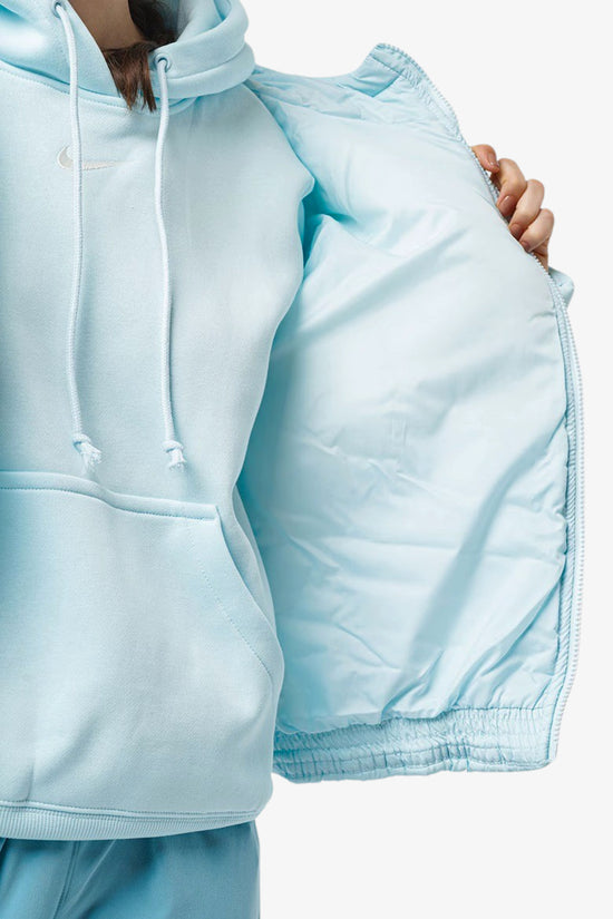 Piumino Full Zip Con Cappuccio Therma-FIT-nike sportswear-Blu-Donna-Fz5899 474-