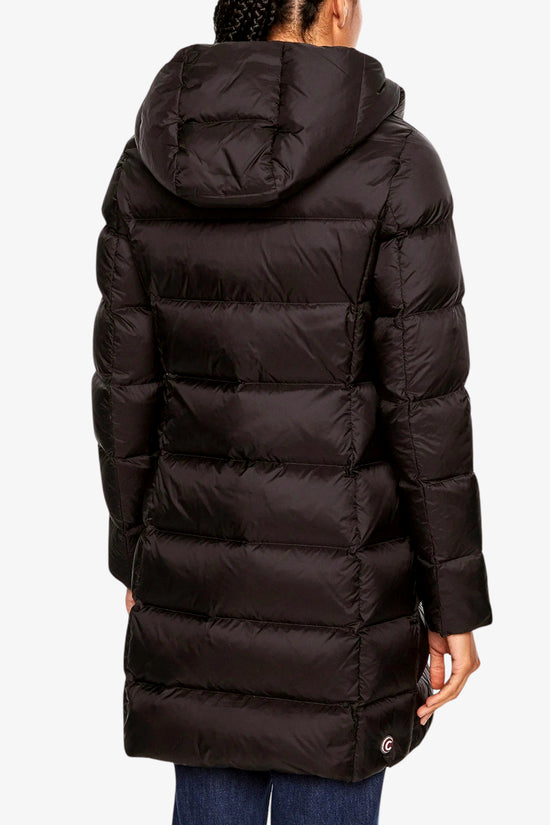 Piumino Lungo Full Zip Con Cappuccio-colmar-Nero-Donna-2221 2yo 99-