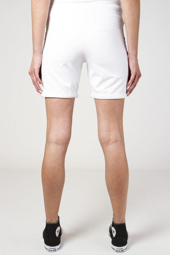 Shorts Felpa Con Bande Logo-carlsberg-Bianco-Donna-Cbd3227-