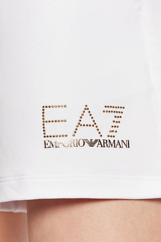 Shorts Evolution Logo Borchiette-emporio armani ea7-Bianco-Donna-3rts63 tj9rz 1100-