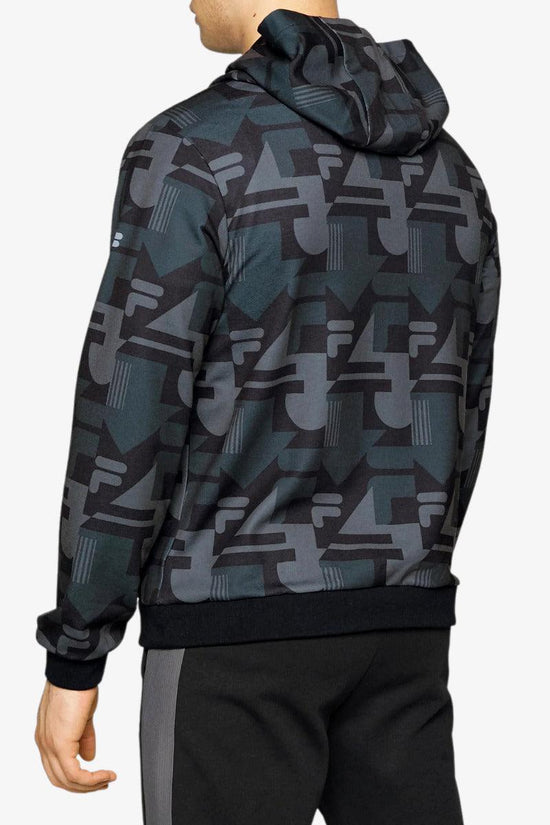 Felpa Con Cappuccio Riad Aop-fila-Grigio-Uomo-Fam0065 83022-