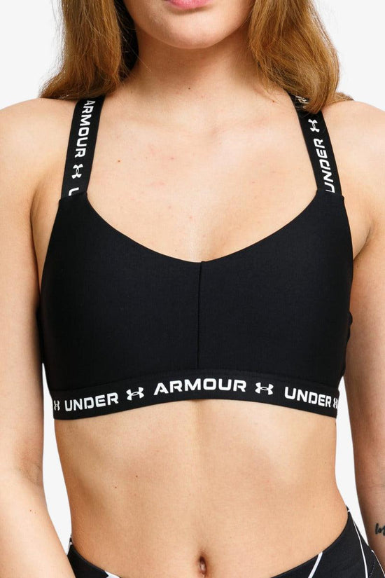 Reggiseno Sportivo Crossback Low-under armour-Nero-Donna-1361033 001-