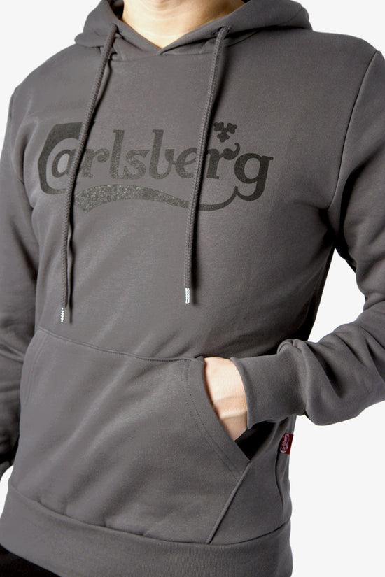 Felpa Con Cappuccio Big Logo-carlsberg-Grigio-Uomo-Cbusfc4800-