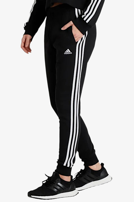 Pantaloni Essentials 3-Stripes Cuffed-adidas performance-Nero-Donna-Ic8770-