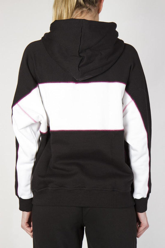 Felpa Con Cappuccio Long-adidas originals-Nero-Donna-Fh7564-