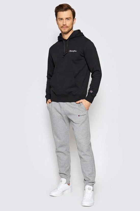 Felpa Con Cappuccio Logo Piccolo-champion-Nero-Uomo-217064 kk001-