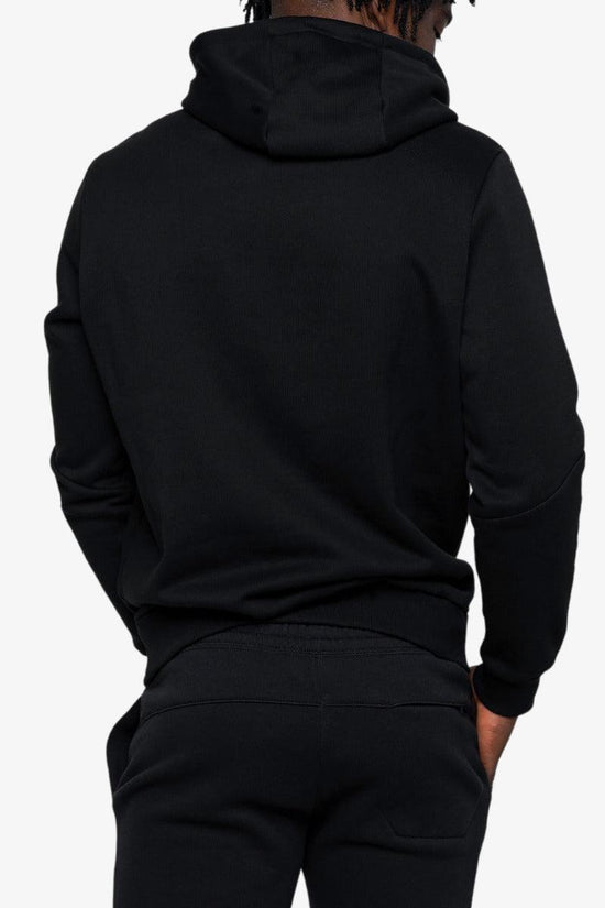 Felpa Con Cappuccio Con Bande Logo Power-puma-Nero-Uomo-589411 01-