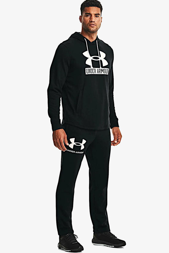 Felpa Con Cappuccio Baseline Rival Terry Logo-under armour-Nero-Uomo-1370390 001-