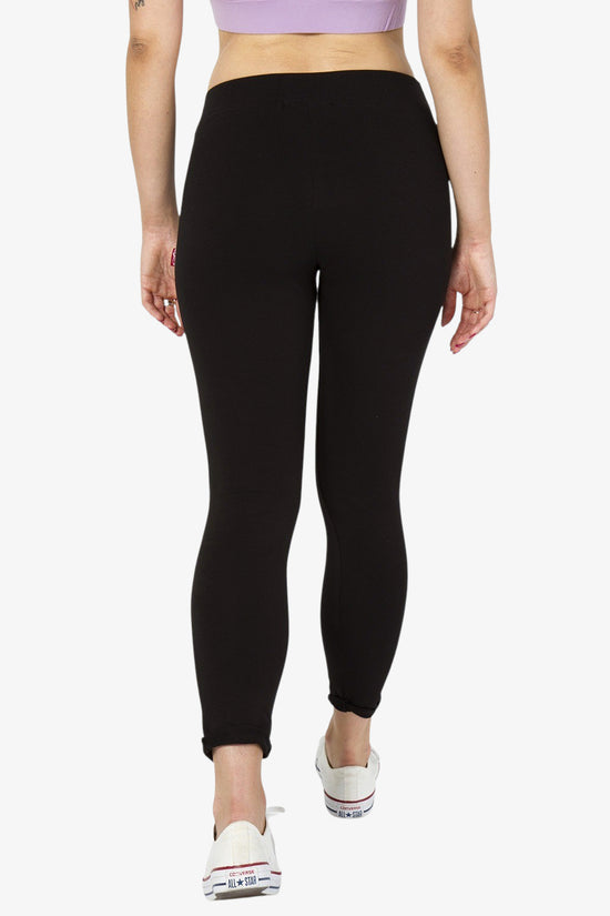 Pantaloni Skinny Logo Piccolo-carlsberg-Nero-Donna-Cbd4599-