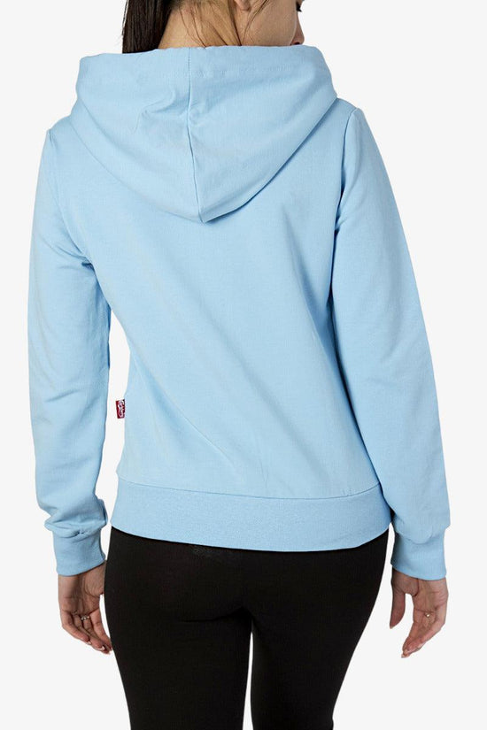 Felpa Con Cappuccio Big Logo-carlsberg-Blu-Donna-Cbd4290-