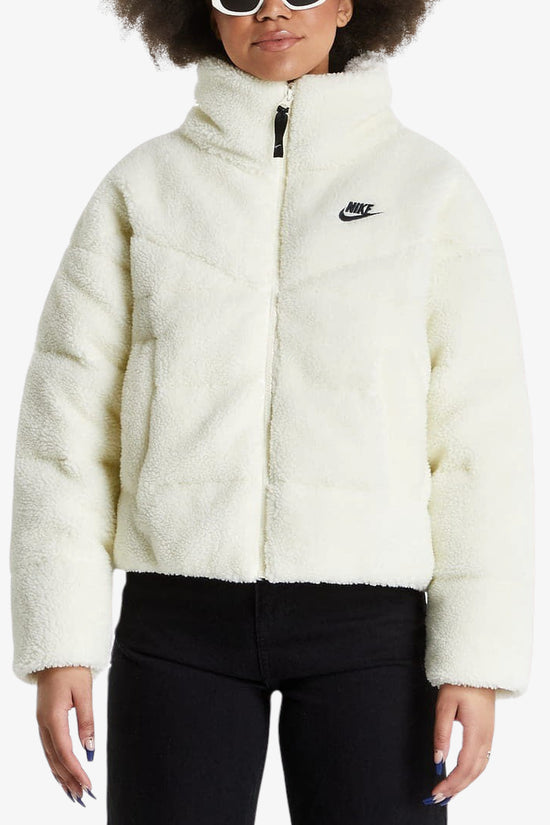 Giacca Teddy Full Zip Therma-Fit City Series Down Hill-nike sportswear-Bianco-Donna-Dd4654 715-