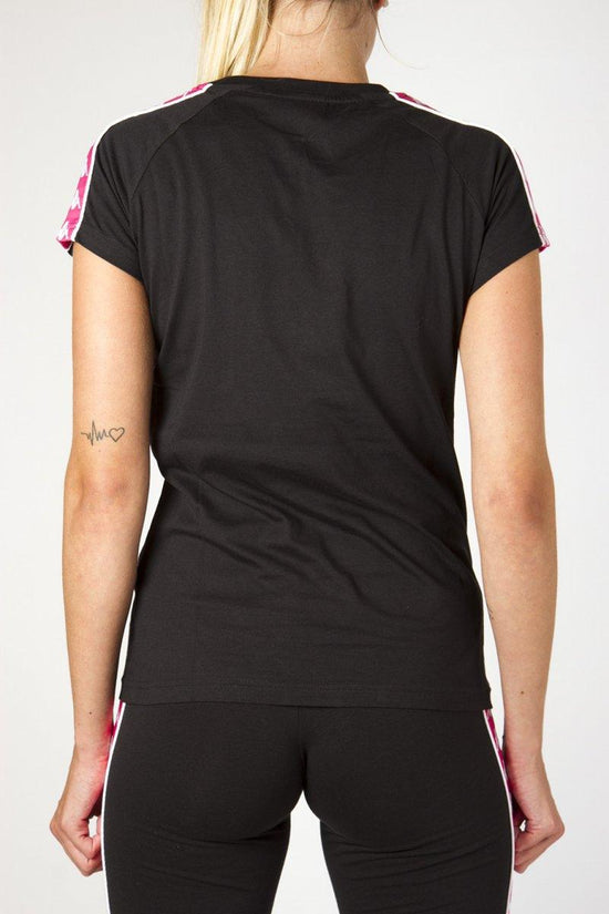 T-Shirt Maniche Corte 222 Banda Apan-kappa-Nero-Donna-303wgp0 a55-