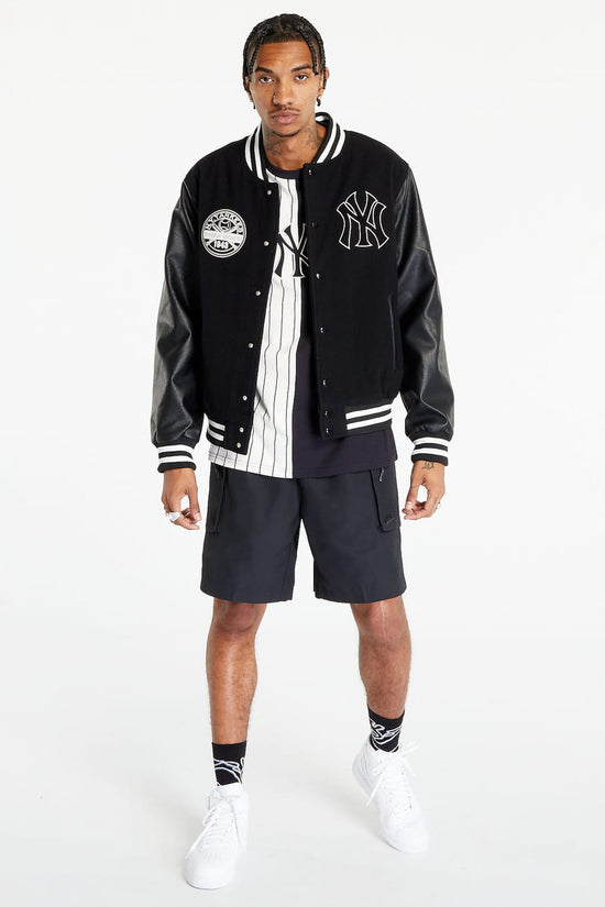Giacca Bomber Varsity New York Yankees MLB Large Logo-new era-Nero-Uomo-60416325-