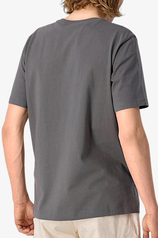 T-Shirt Maniche Corte Logo Piccolo Ricamato-champion-Grigio-Uomo-217813 es525-