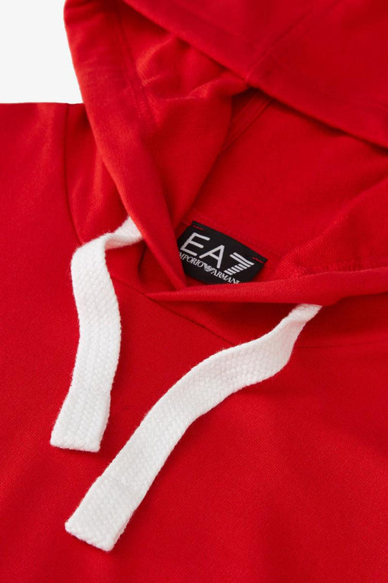 Felpa Con Cappuccio Big Logo Laterale-emporio armani ea7-Rosso-Uomo-6hpm26 1451-