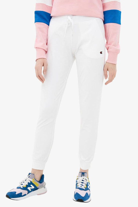 Pantaloni C Logo-champion-Bianco-Donna-112595 ww001-