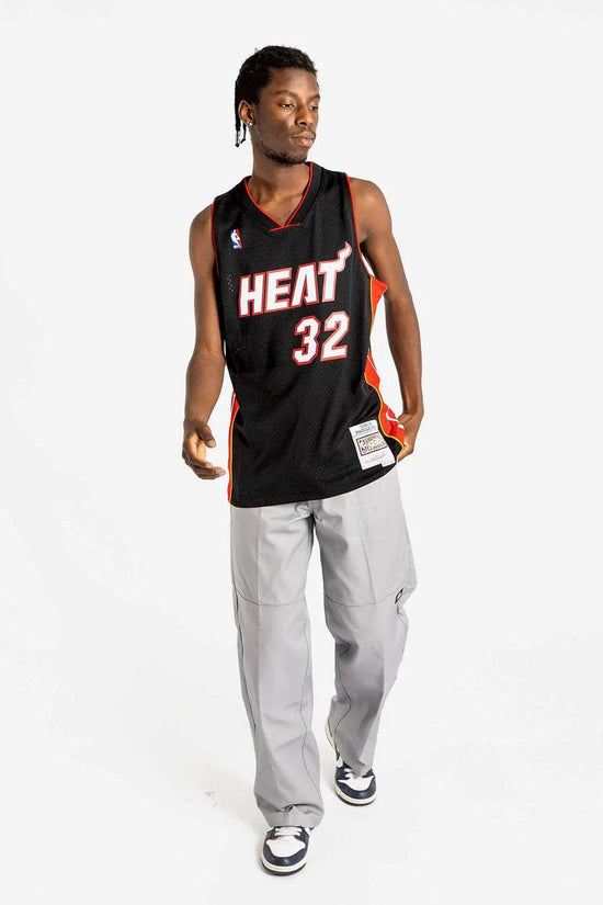 Canotta Swingman NBA Miami Heat 2005-06 Shaquille O'Neal-mitchell&ness-Nero-Uomo-Smjyac18017-mheblck05son-