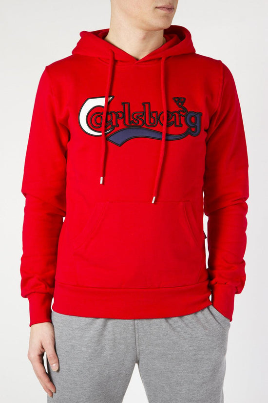 Felpa con Cappuccio-carlsberg-Rosso-Uomo-Cbu3311-