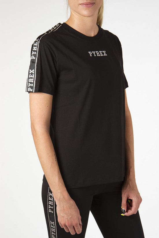 T-Shirt Maniche Corte-pyrex-Nero-Donna-18ipc34408-
