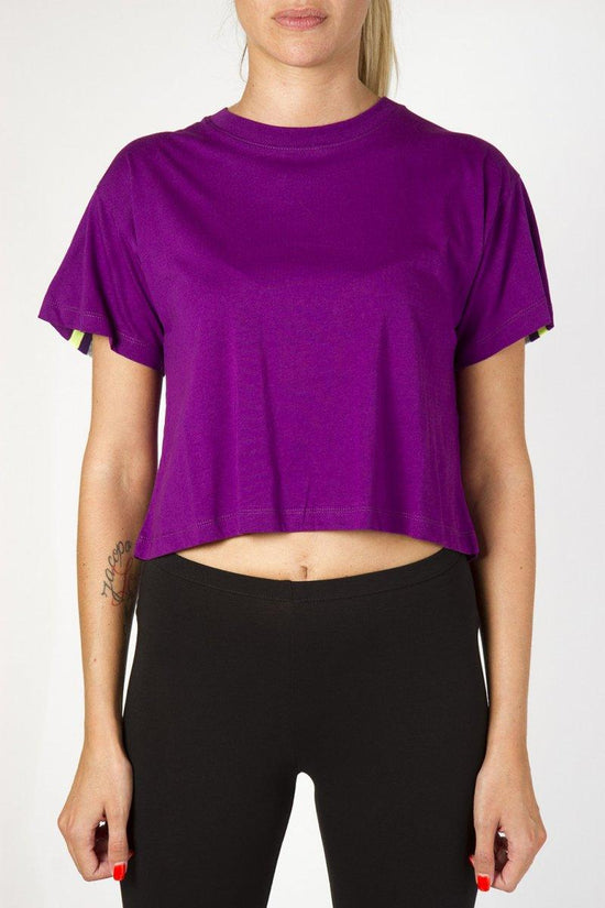 T-Shirt Corta-pyrex-Viola-Donna-19ipb40455-