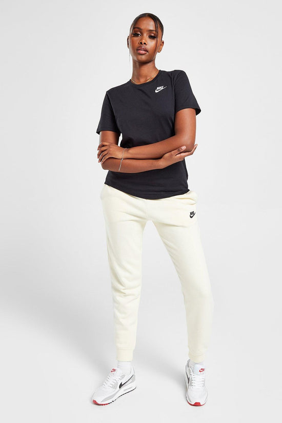 T-Shirt Club Essentials Logo Piccolo-nike sportswear-Nero-Donna-Dx7902 010-