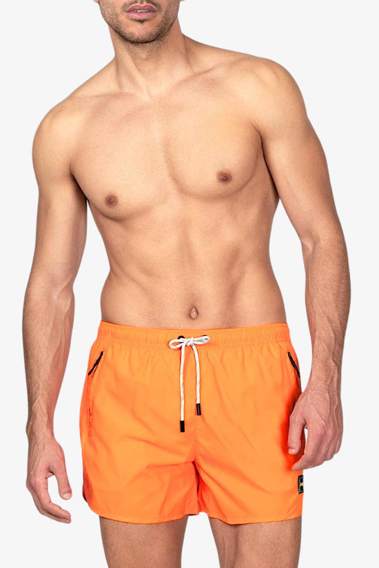 Boxer Mare Con Zip Laterali-f**k-Arancione-Uomo-F22-2004ar-