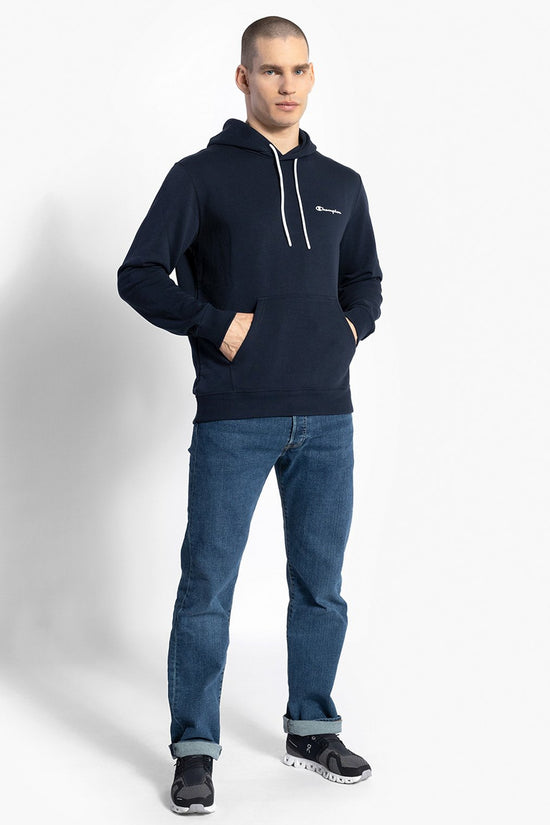 Felpa Con Cappuccio Logo Piccolo-champion-Blu-Uomo-218535 bs501-