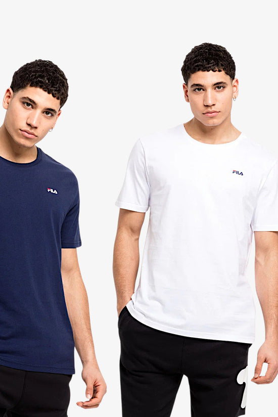 T-Shirt Maniche Corte (Set 2 pezzi) Brod-fila-Blu-Uomo-Fam0083 13009-