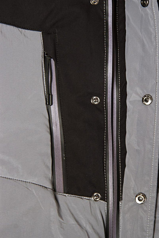 Giubbotto Full Zip Con Cappuccio-yes zee-Grigio-Uomo-J853/q800 0812-