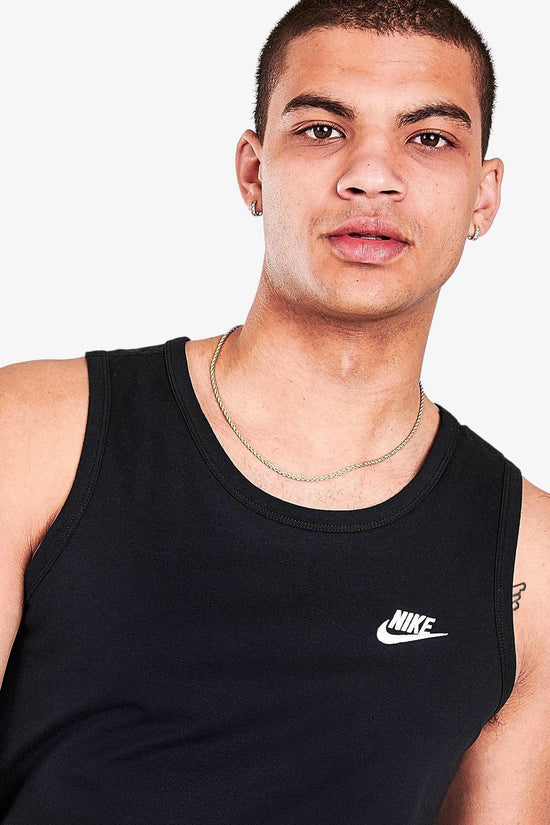 Canotta Essentials Club-nike sportswear-Nero-Uomo-Bq1260 010-