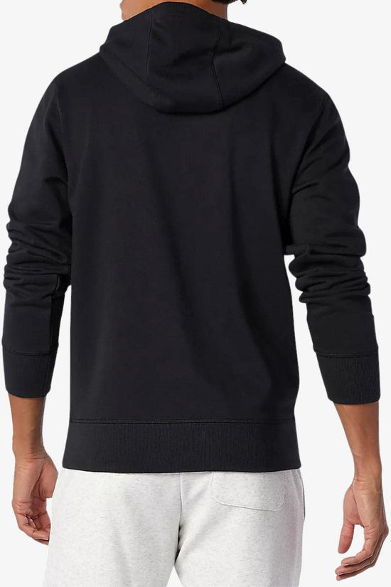 Felpa Con Cappuccio Essentials Stack Logo-new balance-Nero-Uomo-Mt03558bk-