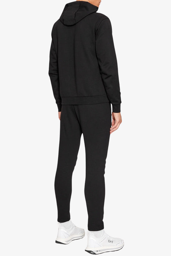 Tuta Con Cappuccio Big Logo Visibility-emporio armani ea7-Nero-Uomo-6rpv65 pj07z 0200-