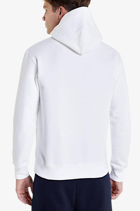 Felpa Con Cappuccio Big Logo Ricamato-champion-Bianco-Uomo-217858 ww001-