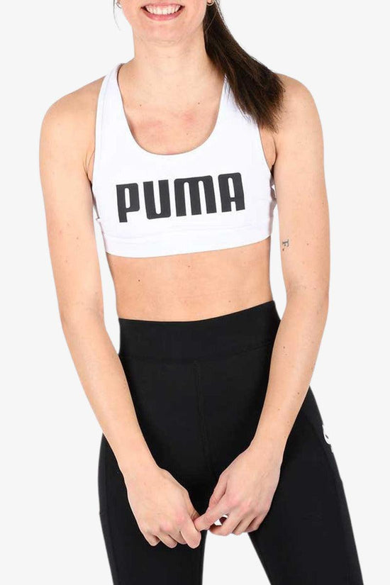Top Reggiseno Sportivo A Medio Impatto 4Keeps-puma-Bianco-Donna-520304 02-