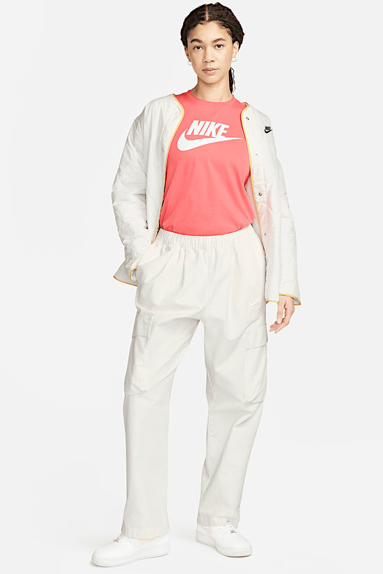 T-Shirt Big Logo Essentials-nike sportswear-Rosso-Donna-Dx7906 894-