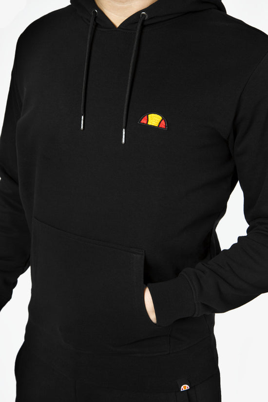 Felpa Con Cappuccio Logo Patch Piccolo-ellesse-Nero-Uomo-Ehm250w21 050-