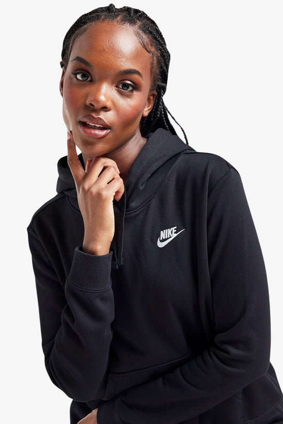 Felpa Con Cappuccio Logo Piccolo Club-nike sportswear-Nero-Donna-Dq5793 010-
