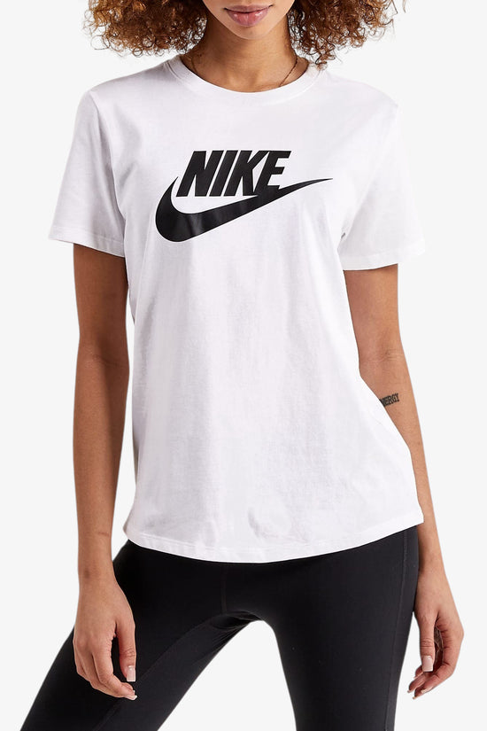 T-Shirt Big Logo Essentials-nike sportswear-Bianco-Donna-Dx7906 100-
