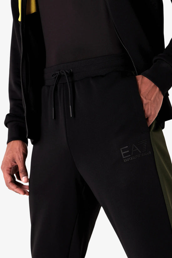 Tuta Full Zip Athletic Color Block-emporio armani ea7-Verde-Uomo-6rpv56 pj16z 0200-