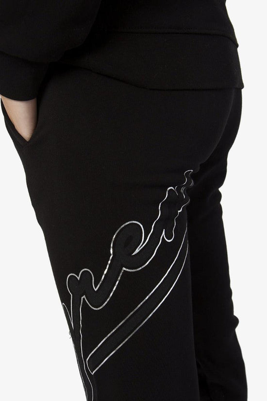 Pantaloni Big Logo Script-pyrex-Nero-Donna-21ipb42673-