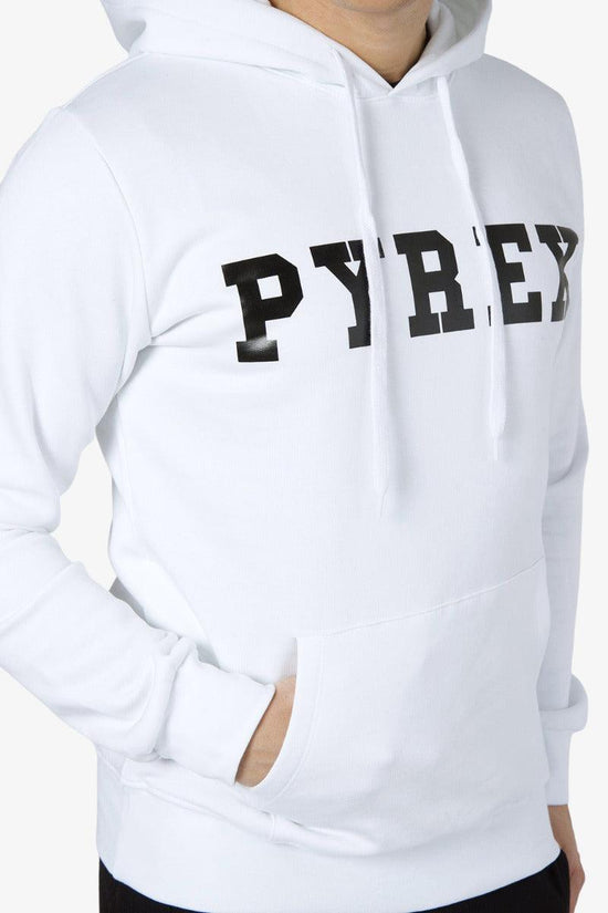Felpa Con Cappuccio Big Logo-pyrex-Bianco-Uomo-21ipb34205-