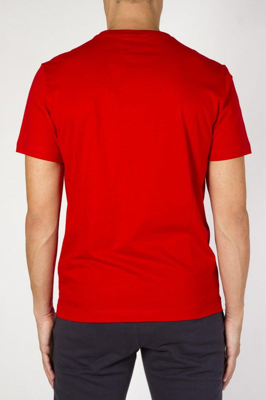 T-Shirt Maniche Corte Con Script Logo-champion-Rosso-Uomo-213521 rs053-