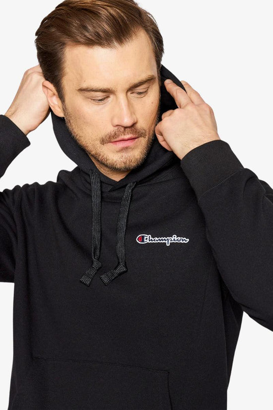 Felpa Con Cappuccio Logo Piccolo-champion-Nero-Uomo-217064 kk001-