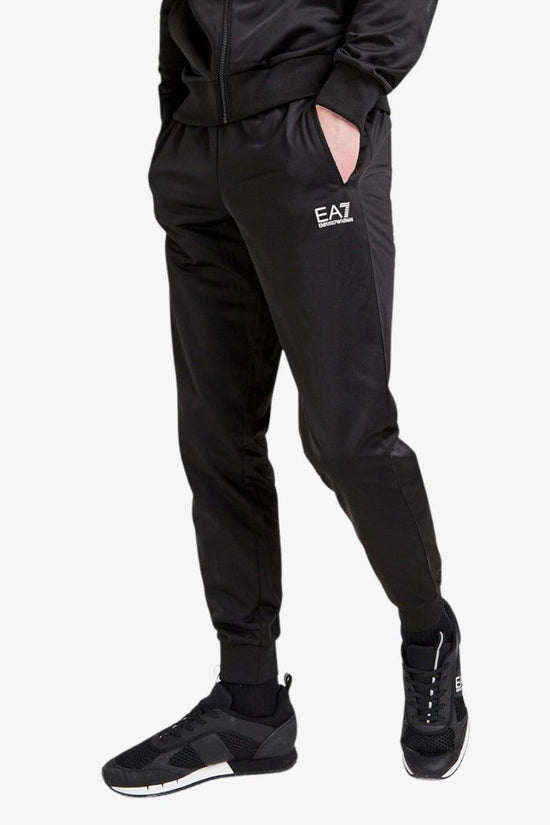 Tuta Full Zip Fundamental Sporty-emporio armani ea7-Nero-Uomo-8npv71 pj08z 1200-