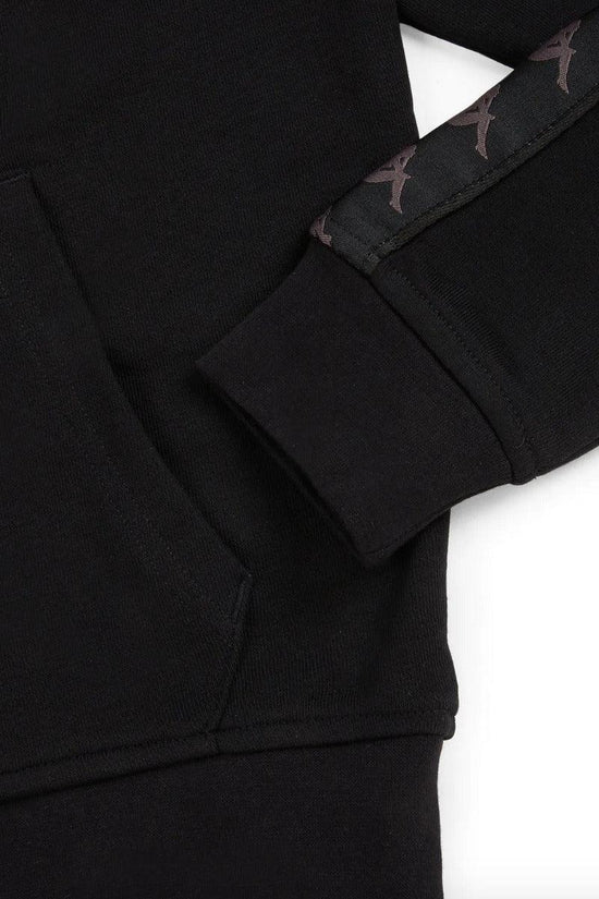 Felpa Con Cappuccio 222 Banda Hurtados-kappa-Nero-Uomo-3111hww f81-