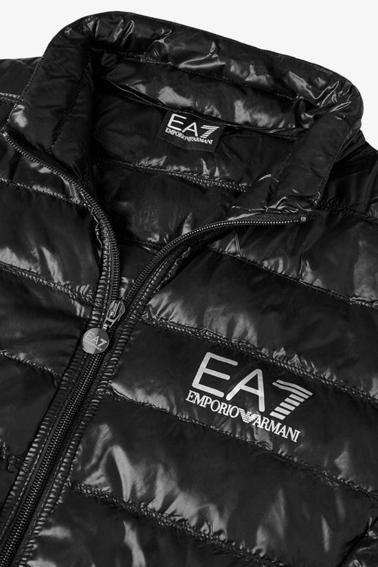 Piumino Leggero Full Zip Logo-emporio armani ea7-Nero-Uomo-8npb01 pn29z 1200-