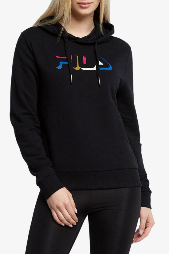 Felpa Con Cappuccio Bertiogo-fila-Nero-Donna-Faw0102 80009-