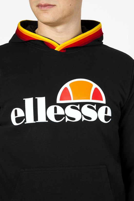 Felpa Con Cappuccio Big Logo-ellesse-Nero-Uomo-Ehm919co1 050-