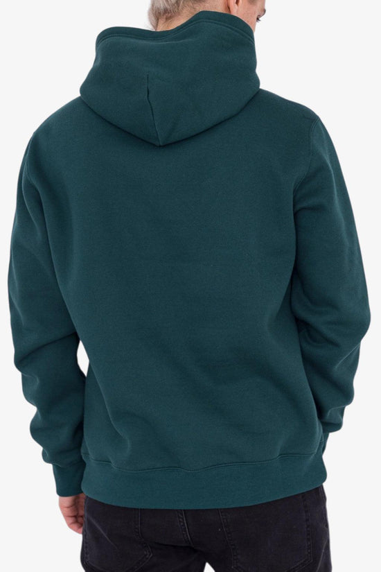 Felpa Con Cappuccio Logo College-champion-Verde-Uomo-217876 gs569-